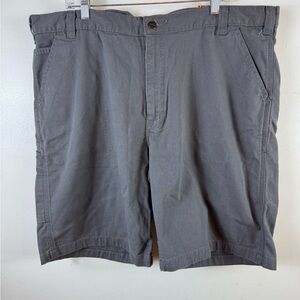 Carhartt Mens Shorts Gray Relaxed NWT BS2514-M Canvas Rugged‎ Flex Size 42